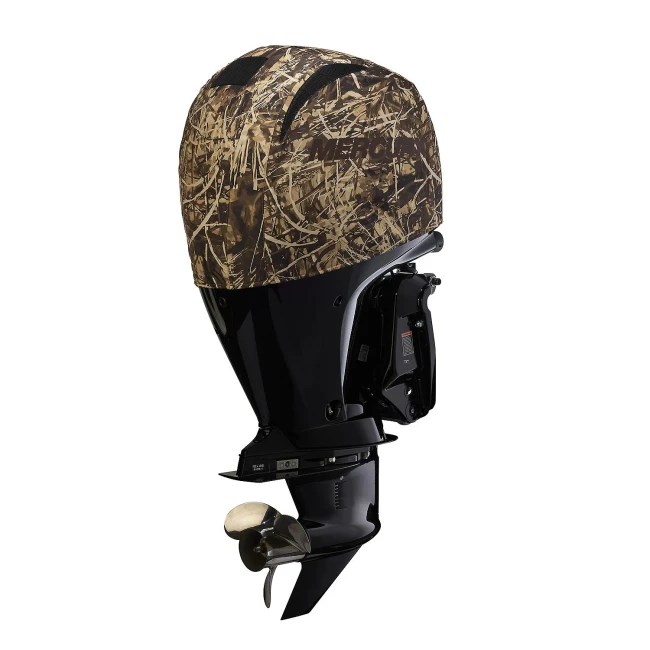 OEM Mercury Vented Splash Cover for 150hp FourStroke, 150hp Pro XS Outboard Engines, Shoreline Grass Camouflage Camo 8M0243231 OEM Mercury Vented Splash Cover for 150hp FourStroke, 150hp Pro XS Outboard Engines, Shoreline Grass Camouflage Camo 8M0243231