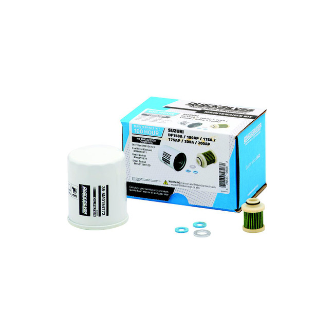 OEM Quicksilver/Mercury Maintenance Kit 100 Hour Suzuki DF150-200HP 8M0222309 OEM Quicksilver/Mercury Maintenance Kit 100 Hour Suzuki DF150-200HP 8M0222309
