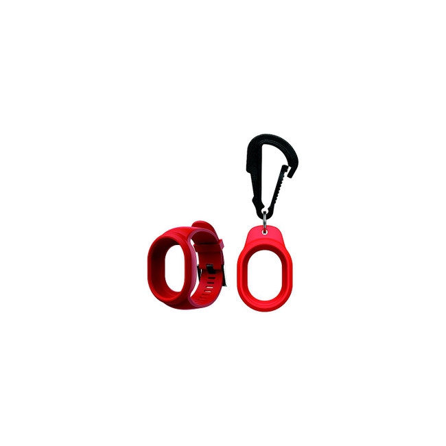 OEM Quicksilver/Mercury 1STM Wearable Wrist Band Red with Carabiner 8M6007945