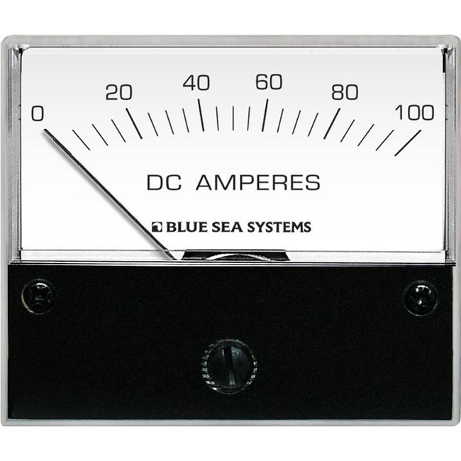 Blue Sea 8017 DC Analog Ammeter - 2-3/4" Face, 0-100 Amperes DC Blue Sea 8017 DC Analog Ammeter - 2-3/4" Face, 0-100 Amperes DC