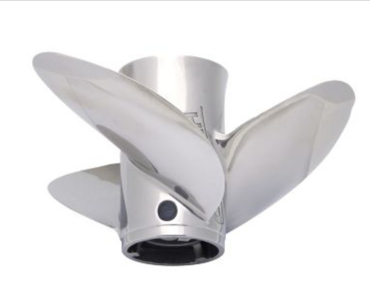 OEM Mercury Enertia (14" x 19") LH 3-Blade Stainless Steel Propeller 48-8M0151238 8M0151238