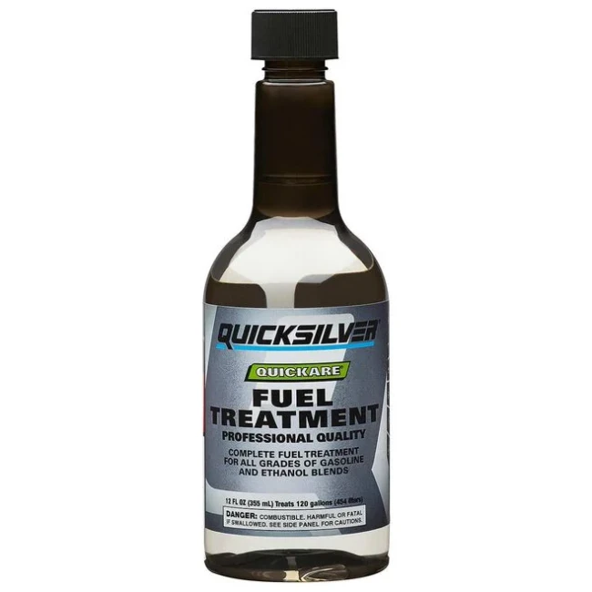 OEM Mercury Marine Quicksilver Quickare Gas Fuel Treatment Additive 12oz - 92-8M0047920