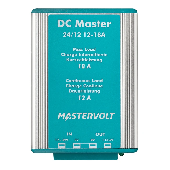 Mastervolt DC Master 24V to 12V Converter - 12 Amp - 81400300 Mastervolt DC Master 24V to 12V Converter - 12 Amp - 81400300