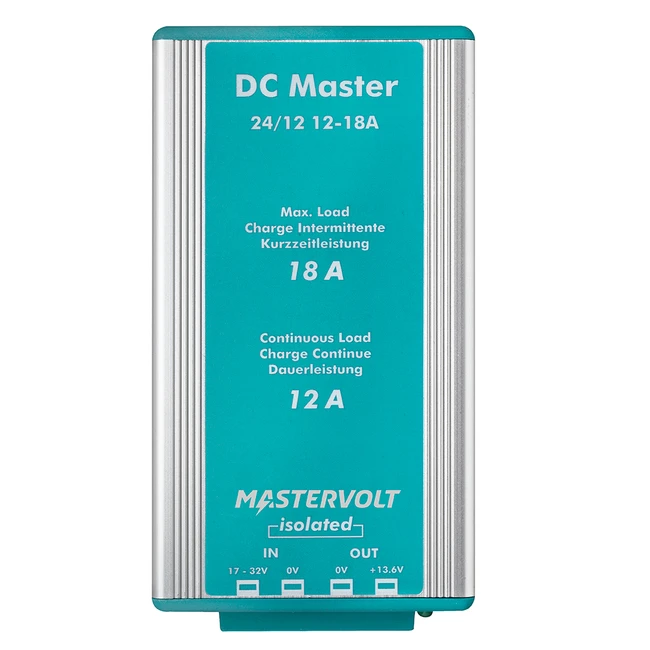 Mastervolt DC Master 24V to 12V Converter - 12A w/Isolator - 81500300
