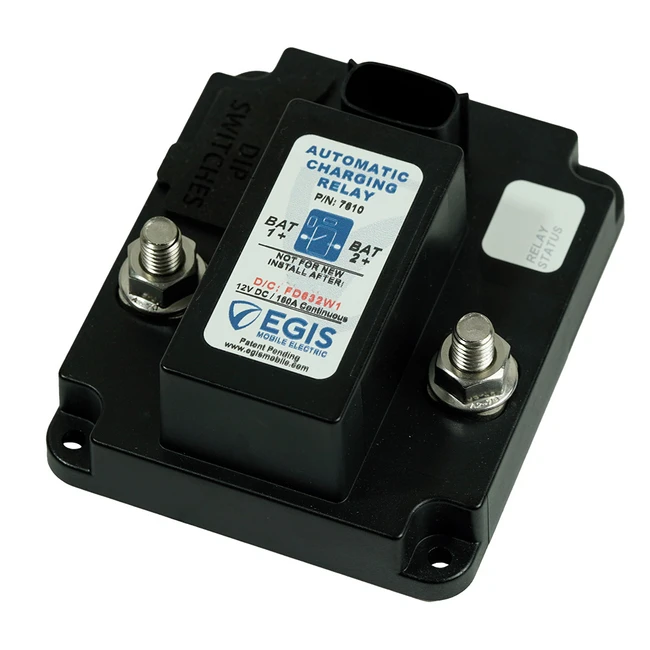 Egis Programmable Automatic Charging Relay (ACR) 160A, 12V - 7610 Egis Programmable Automatic Charging Relay (ACR) 160A, 12V - 7610