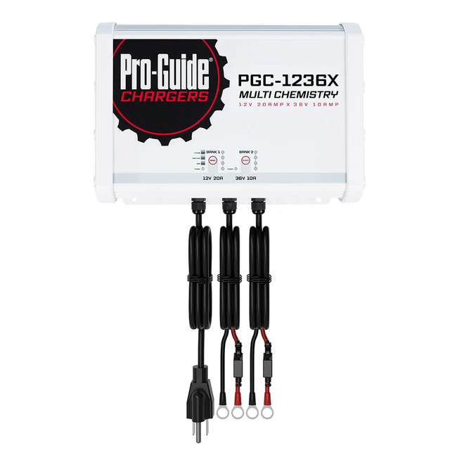 Pro-Guide 2 Bank On-Board Battery Charger - (1) 12V / (1) 36V - 30-Amp - PGC-1236X Pro-Guide 2 Bank On-Board Battery Charger - (1) 12V / (1) 36V - 30-Amp - PGC-1236X
