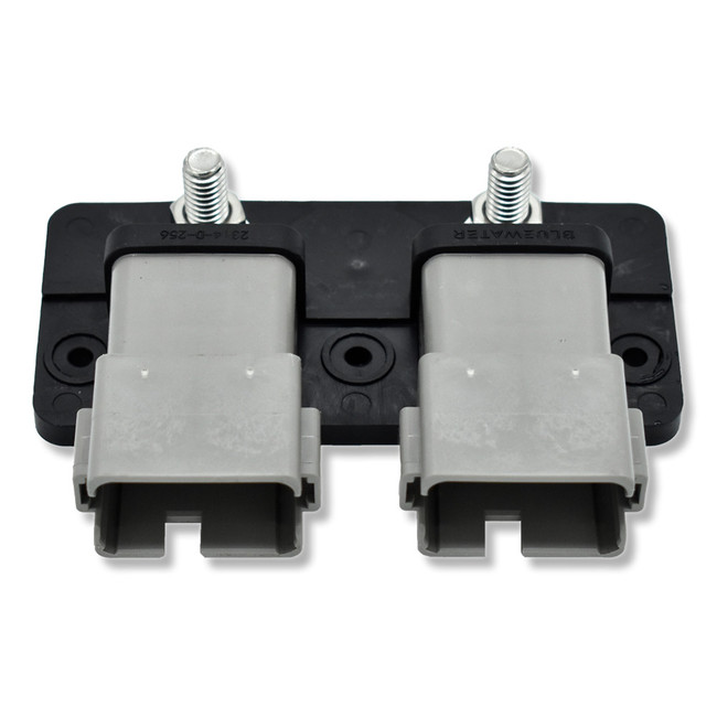 Bluewater Dual 12 Position Male Sealed Deutsch Connector Busbar - 5/16" Stud - 2314-D-256 Bluewater Dual 12 Position Male Sealed Deutsch Connector Busbar - 5/16" Stud - 2314-D-256