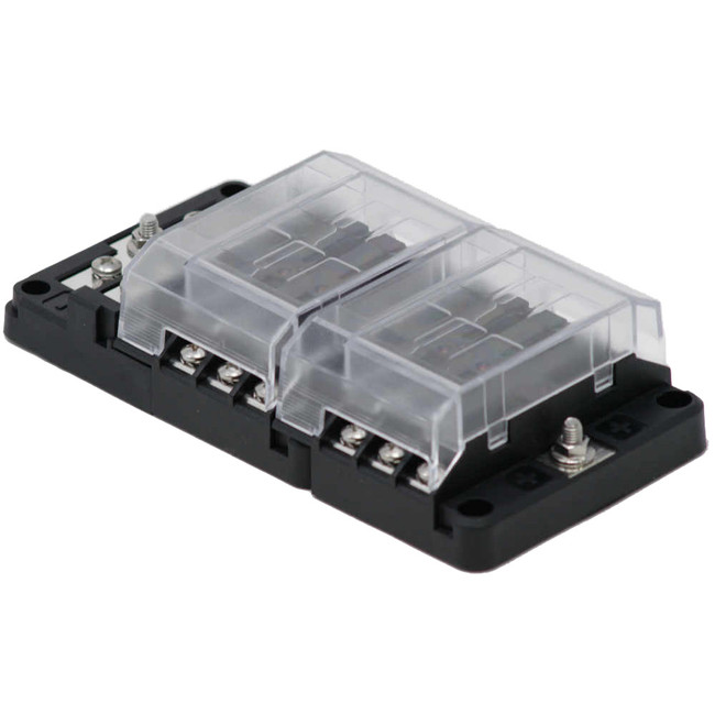 Egis RT Fuse Block 12 Position w/Ground & LED Indication - 8026