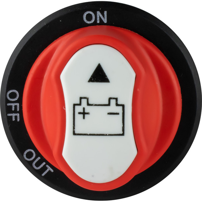 Sea-Dog Mini Battery Switch Key w/Removable Knob - 32V & 100A - 422732-1
