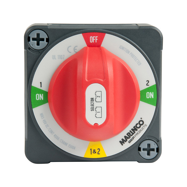 BEP Pro Installer 400A EZ-Mount Battery Selector Switch (1-2-Both-Off) - 771-S-EZ BEP Pro Installer 400A EZ-Mount Battery Selector Switch (1-2-Both-Off) - 771-S-EZ