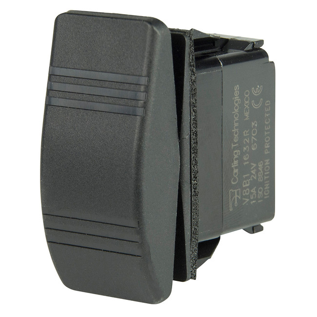 BEP SPDT Contura Switch - 2-LEDs - (ON)/OFF/(ON) - 1001804 BEP SPDT Contura Switch - 2-LEDs - (ON)/OFF/(ON) - 1001804