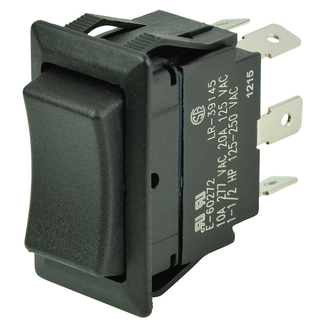 BEP DPDT Rocker Switch - 12V/24V - (ON)/OFF/(ON) - 1001713 BEP DPDT Rocker Switch - 12V/24V - (ON)/OFF/(ON) - 1001713