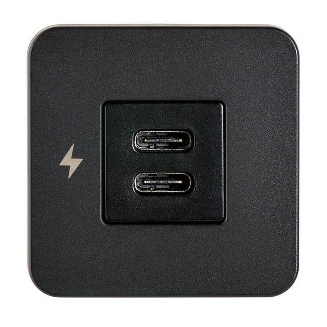 Scanstrut TILE USB-C Interior Charging Socket - 12/24V - Black Bezel - SC-TILE-20 Scanstrut TILE USB-C Interior Charging Socket - 12/24V - Black Bezel - SC-TILE-20
