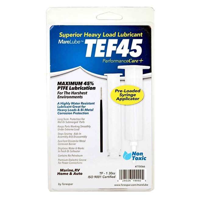 Forespar Marelube TEF45 30cc Syringe - 770066 Forespar Marelube TEF45 30cc Syringe - 770066