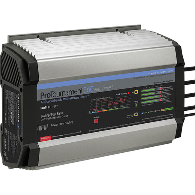 ProMariner ProTournament 360 Elite Series3 4-Bank On-Board Marine Battery Charger - 53364