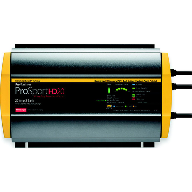 ProMariner ProSportHD 20 Global Gen 4 - 20 Amp - 2 Bank Battery Charger - 44028 ProMariner ProSportHD 20 Global Gen 4 - 20 Amp - 2 Bank Battery Charger - 44028