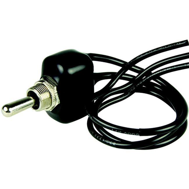 BEP SPDT Chrome Plated Sealed Dipped Toggle Switch - (ON)/OFF/(ON) - 1002005