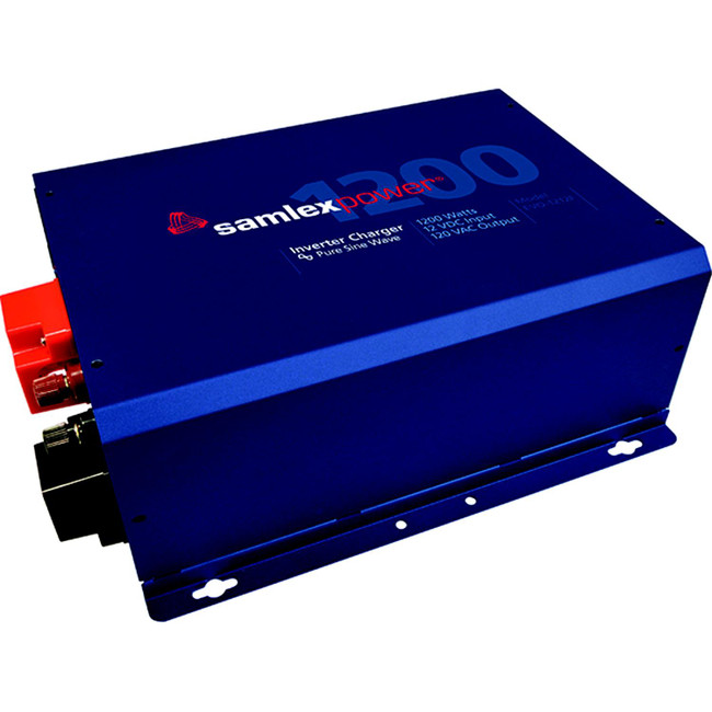 Samlex Evolution™ F Series 1200W, 120V Pure Sine Wave Inverter/Charger w/12V Input & 40 Amp Charger - EVO-1212F Samlex Evolution™ F Series 1200W, 120V Pure Sine Wave Inverter/Charger w/12V Input & 40 Amp Charger - EVO-1212F