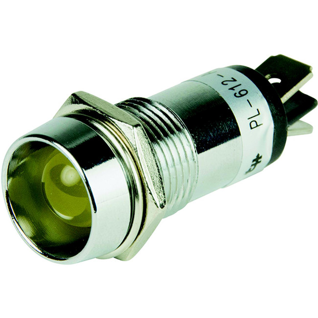 BEP LED Pilot Indicator Light - 12V - Amber - 1001101 BEP LED Pilot Indicator Light - 12V - Amber - 1001101