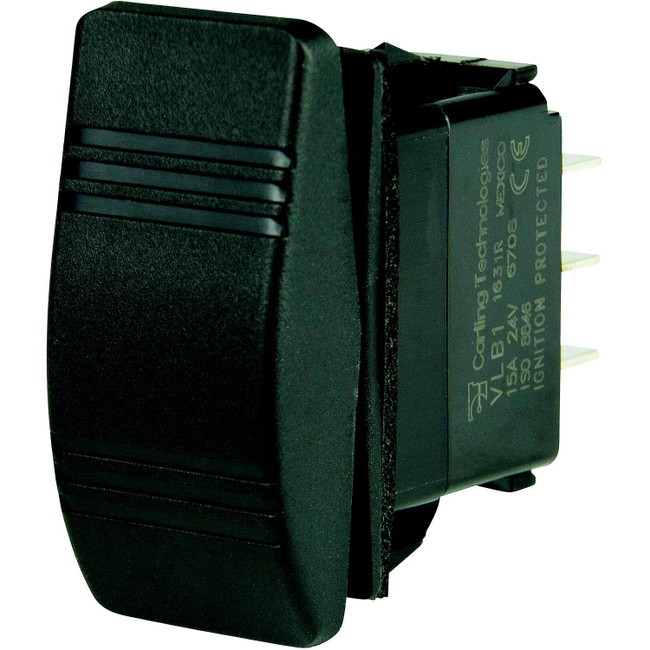 BEP DPDT Contura Switch - (ON)/OFF/(ON) - 1001809