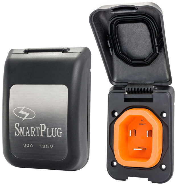 SmartPlug 30 AMP Male Non-Metallic Inlet Cover - Black - BM30PB SmartPlug 30 AMP Male Non-Metallic Inlet Cover - Black - BM30PB