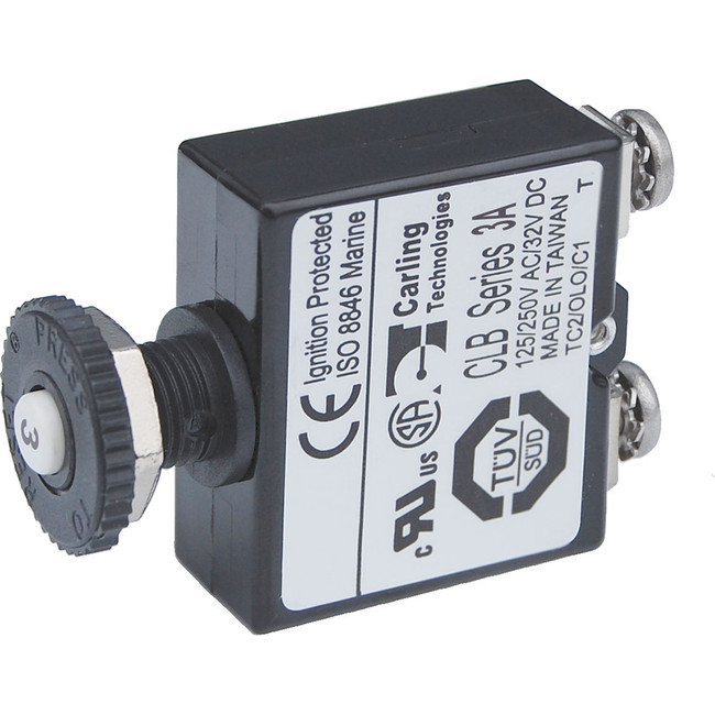 Blue Sea Push Button Reset Only Screw Terminal Circuit Breaker Blue Sea Push Button Reset Only Screw Terminal Circuit Breaker