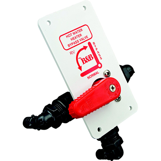 B&B Molders 94228 Hot Water Tank Diverter Valve w/Red Handle