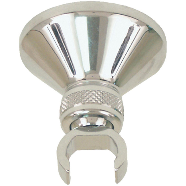 Scandvik 10650 Chrome Plated Brass Bulkhead Swivel Shower Handle Holder Fits All Showers With Elbow Shower Handles - 10650P