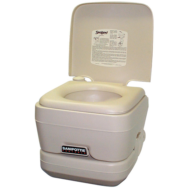 Dometic 2.5 Gallon Adult Size SaniPottie 962 Portable Toilet With Bellows Flush - 9108552675