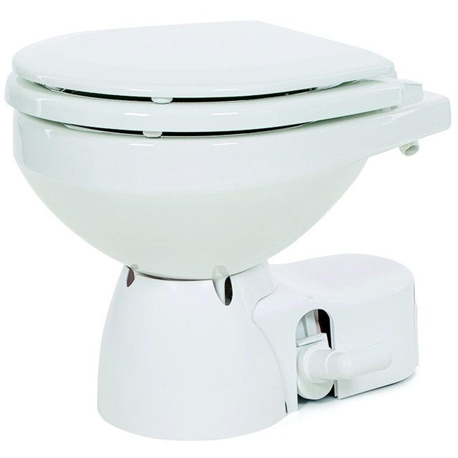 Jabsco 380453092 Quiet Flush E2 Marine Toilet, Compact Unit for Fresh Water