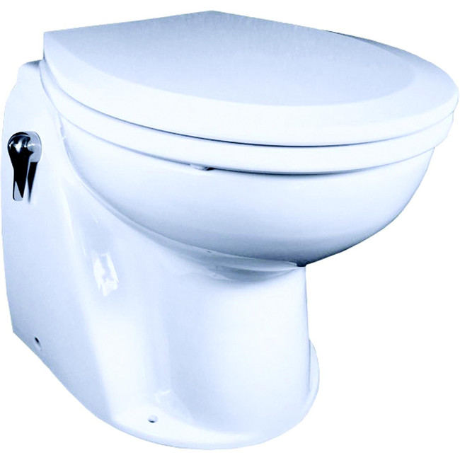 AVHWF01203 Raritan Atlantes Freedom with Vortex-Vac, White, 12v, Household, Freshwater/solenoid, Handle with smart toilet control