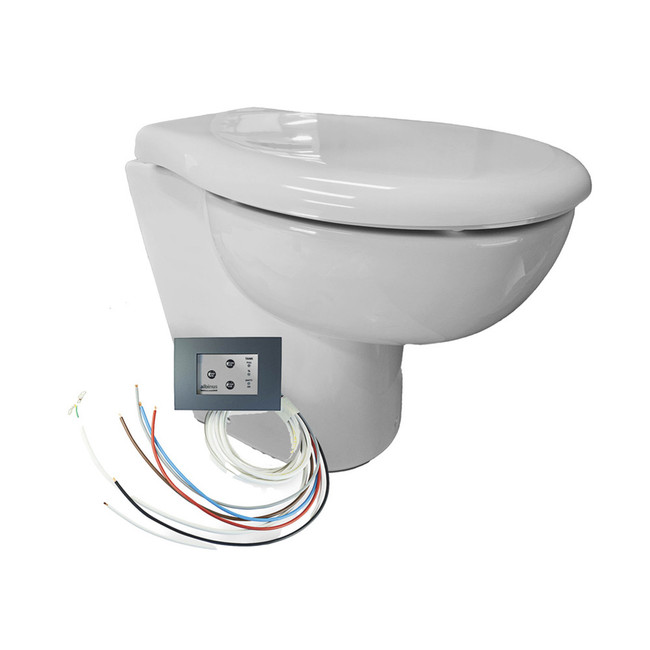 Albin Group Ultra Slim Premium Standard 12V Toilet - 07-06-011 Albin Group Ultra Slim Premium Standard 12V Toilet - 07-06-011