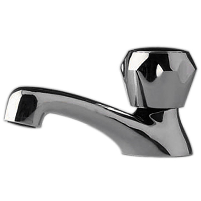 Scandvik Heavy-Duty Brass Basin Tap - Chrome Plated - 10050P