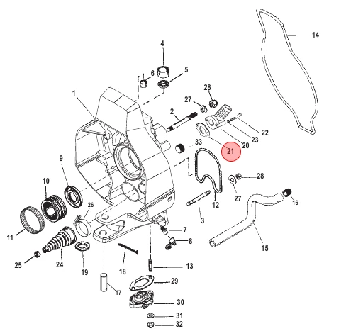 OEM MerCruiser Bravo Gimbal Water Hose Nipple Quick Gasket 27-8M0061737 OEM MerCruiser Bravo Gimbal Water Hose Nipple Quick Gasket 27-8M0061737