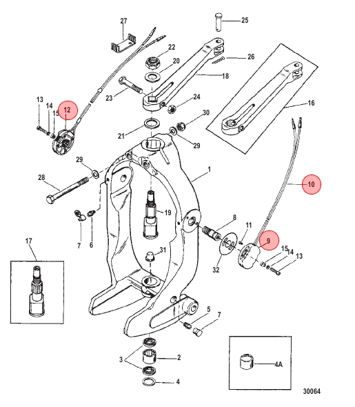 OEM Quicksilver/Mercury Alpha & Bravo Trim Limit Sender Kit 805320A03 OEM Quicksilver/Mercury Alpha & Bravo Trim Limit Sender Kit 805320A03