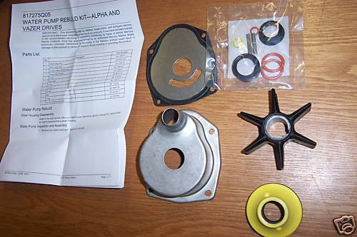 OEM MerCruiser Alpha Gen 2 Impeller Water Pump Repair Kit With Housing 817275Q05 OEM MerCruiser Alpha Gen 2 Impeller Water Pump Repair Kit With Housing 817275Q05