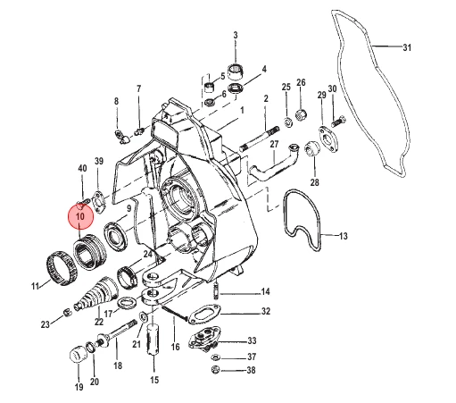 OEM MerCruiser Early Gimbal Bearing 30-60794a4 30-879194A02