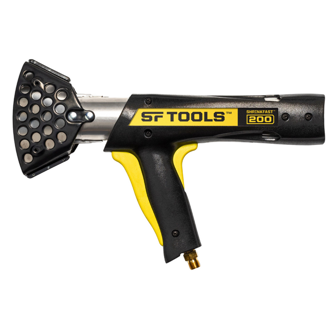 Shrinkfast 200 (Formerly 998) Rapid Shrink Wrap Fast Heat Gun Tool Kit Case Propane Boat 19998A Shrinkfast 200 (Formerly 998) Rapid Shrink Wrap Fast Heat Gun Tool Kit Case Propane Boat 19998A