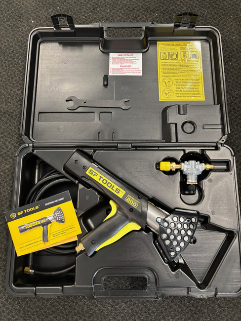 Shrinkfast 200 (Formerly 998) Rapid Shrink Wrap Fast Heat Gun Tool Kit Case Propane Boat 19998A Shrinkfast 200 (Formerly 998) Rapid Shrink Wrap Fast Heat Gun Tool Kit Case Propane Boat 19998A