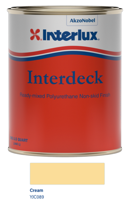 Interlux Interdeck No-Skid Deck Paint- Cream- Quart YJC089Q Interlux Interdeck No-Skid Deck Paint- Cream- Quart YJC089Q