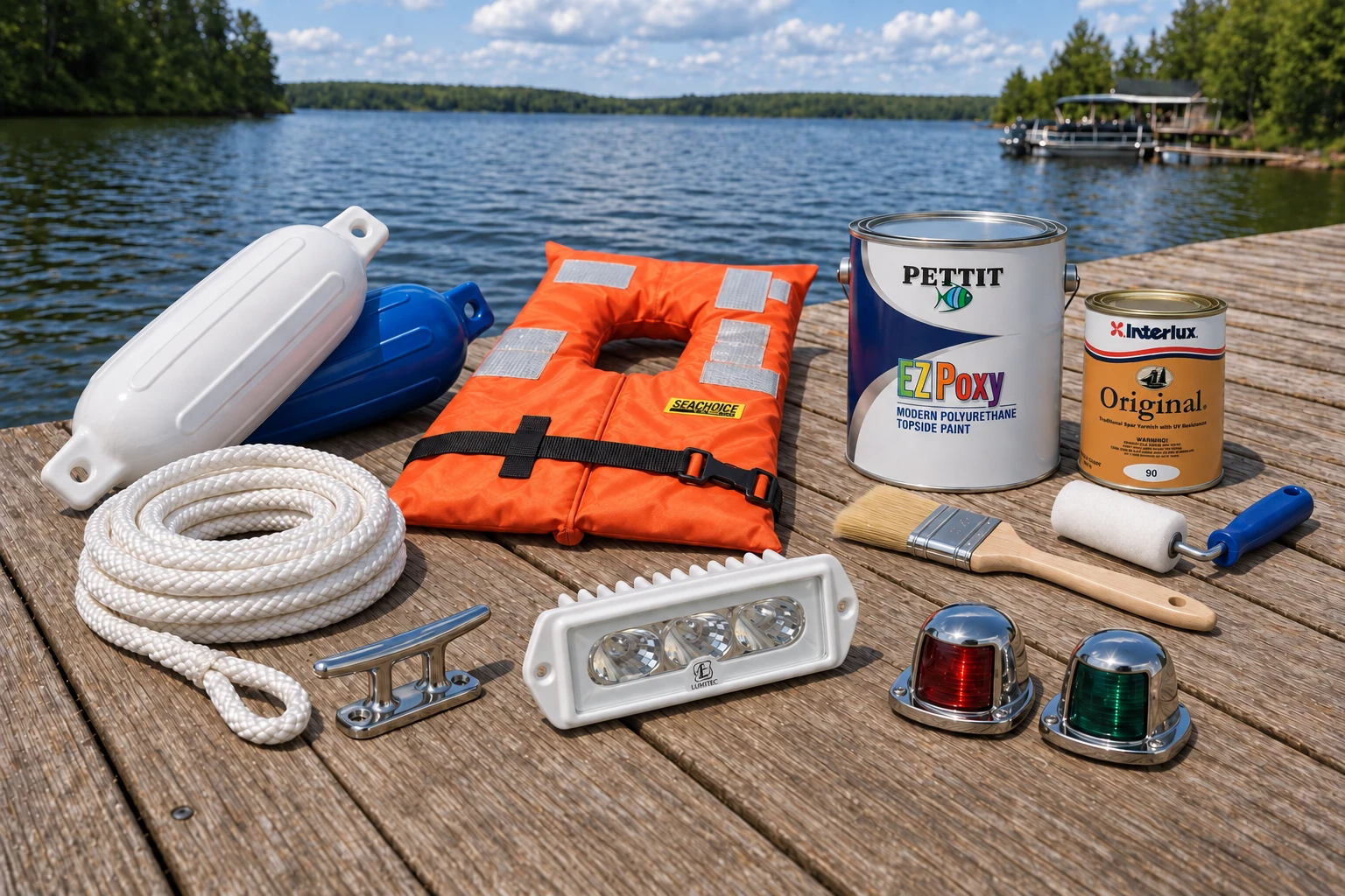 Marine parts and boating supplies