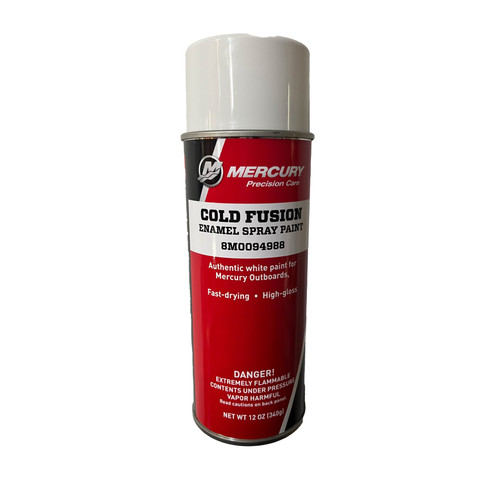 OEM Mercury Outboard Engine Spray Paint Cold Fusion White 928M0094988