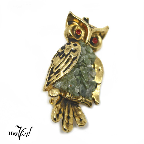 Vintage Owl Pin - Be Wise and Wear a Cool Pin