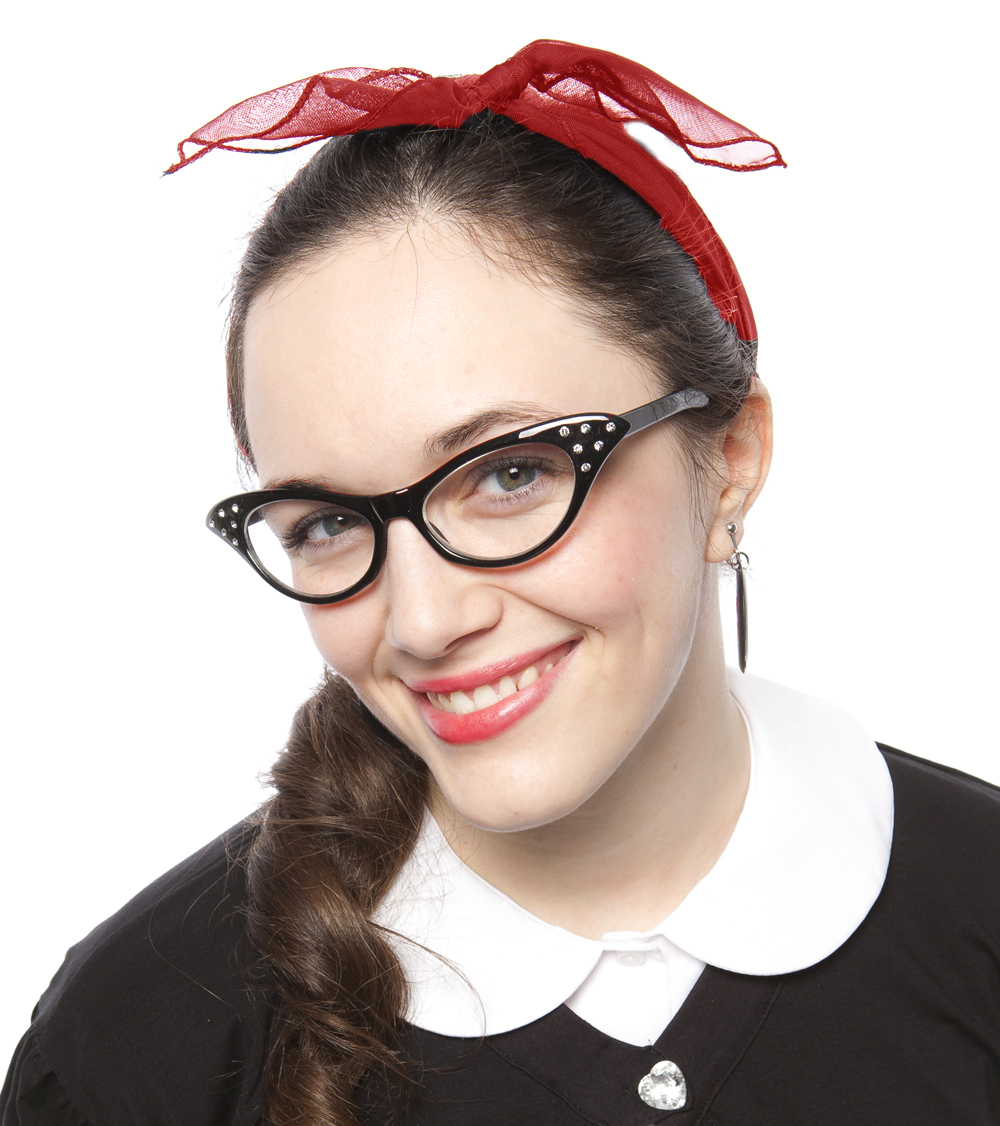 Wholesale retro cat eye glasses and sheer chiffon scarves at Hey Viv ! 