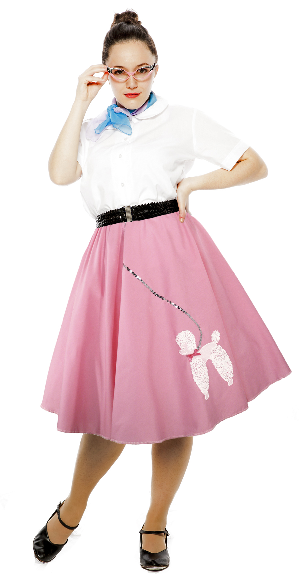 Amazon.com: ZeroShop 50s Costumes For Girls, Halloween Poodle Skirts with  Polos Shirt 1950s Decades Sock Hop Accessories for 50th Days of School  Outfit,BK-6 : Clothing, Shoes & Jewelry