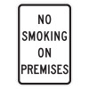 No Smoking On Premises Sign - 11" x 17"