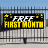 Free First Month Banner - Celebration