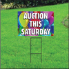 Auction This Saturday Self Storage Sign - Balloons