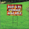 Boat & RV Storage Self Storage Sign - Fall