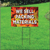 We Sell Packing Materials Self Storage Sign - Fall